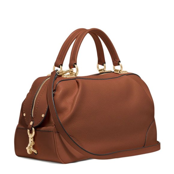 Coach Polished Pebble Lane Satchel EUC - Picture 2 of 16